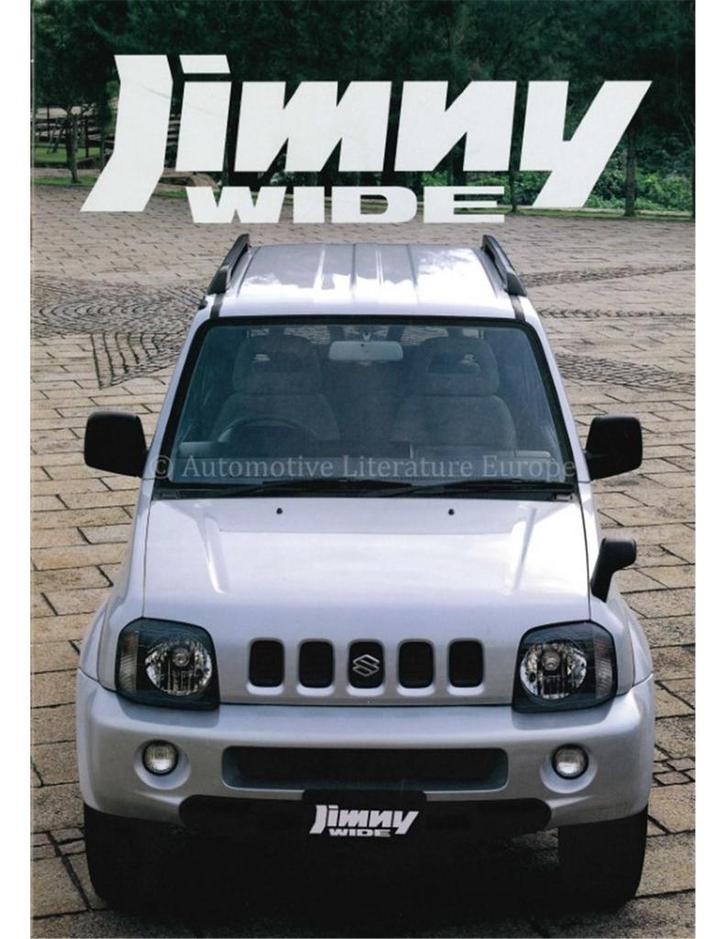 1998 SUZUKI JIMNY WIDE BROCHURE JAPANS, Boeken, Auto's | Folders en Tijdschriften