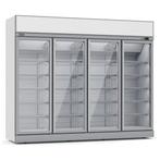 Vrieskast | 4 Glasdeuren | Verlicht | Wit | 2092 x 710 x..., Verzenden, Nieuw in verpakking