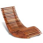 vidaXL Ligbed schommelend acaciahout, Tuin en Terras, Tuinstoelen, Verzenden, Nieuw, Hout