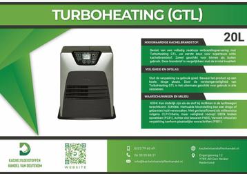 Turboheating ( geurloze blanke kachelbrandstof ) hervullen beschikbaar voor biedingen