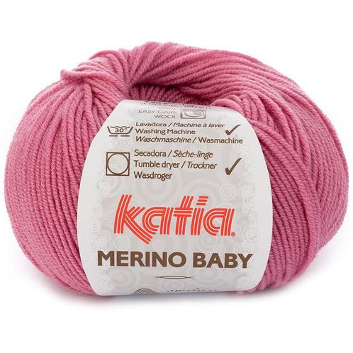 Katia Concept Merino Baby - 46 donkerroze - Wol Garen, Hobby en Vrije tijd, Breien en Haken, Ophalen of Verzenden