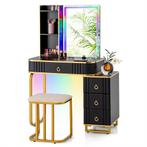 Tweedekans | Coast Make-Up Tafel met Spiegel en, Huis en Inrichting, Tafels | Eettafels, Ophalen of Verzenden, Zo goed als nieuw