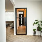 Stalen Binnendeur - 3 Vlaks - Moderne look - Met slot, Doe-het-zelf en Verbouw, Minder dan 80 cm, Binnendeur, Nieuw, Metaal