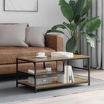 vidaXL Salontafel Artisan Eiken 90 x 49 x 40 cm Bewerkt hout, Huis en Inrichting, Tafels | Salontafels, Minder dan 50 cm, Verzenden