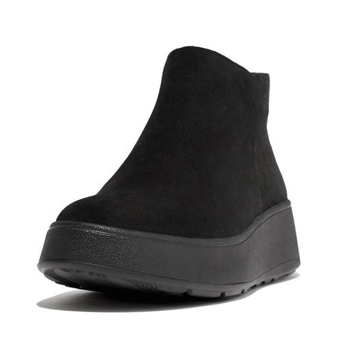 -26% FitFlop  FitFlop F-mode suede flatform zip ankle boots, Kleding | Dames, Schoenen, Zwart, Nieuw, Verzenden