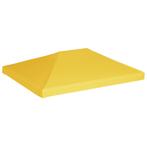vidaXL Prieeldak 270 g/m² 4x3 m geel, Verzenden, Nieuw