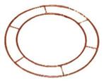 Metalen frame, wire rings 14 inch open! koperkleur, Hobby en Vrije tijd, Knutselen, Ophalen of Verzenden, Nieuw