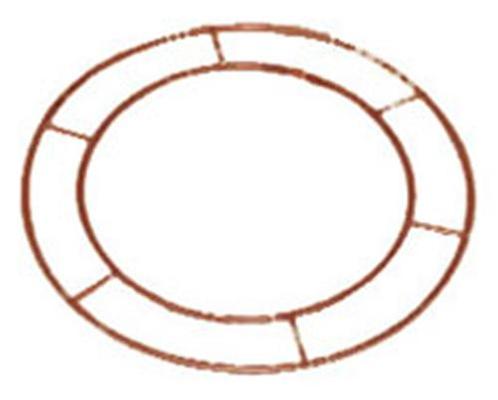 Metalen frame, wire rings 14 inch open! koperkleur, Hobby en Vrije tijd, Knutselen, Nieuw, Ophalen of Verzenden