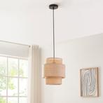Hanglamp Biggar E27 fitting 170 cm hoog zwart en beige lux.p, Huis en Inrichting, Lampen | Hanglampen, Verzenden, Nieuw