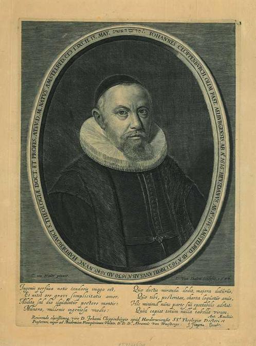 Portrait of Johannes Cloppenburch, Antiek en Kunst, Kunst | Etsen en Gravures