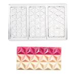 Martellato Chocolademal Pyramide Tablet (3x) 13,8x7,2x1,1 cm, Verzenden, Nieuw