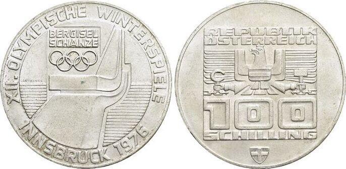 100 Schilling 1976 Haus Habsburg / Österreich 2 Republik..., Postzegels en Munten, Munten | Europa | Niet-Euromunten, Verzenden