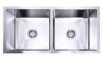Dubbele Spoelbak | Wasbak | 87x44x20cm | RVS | Zilver, Huis en Inrichting, Keuken | Keukenelementen, Minder dan 50 cm, Overige kleuren
