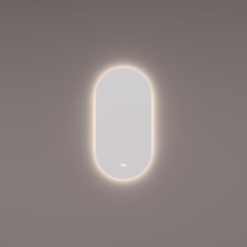 Spiegel Hipp Design SPV 14900 Ovaal Met Verlichting Incl., Doe-het-zelf en Verbouw, Sanitair, Bad, Nieuw, Ophalen of Verzenden