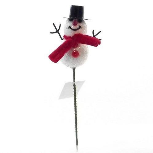 Bijsteker sneeuwman, sneeuwpop   / stuk Sneeuwman Sneeuwpop, Huis en Inrichting, Woonaccessoires | Kunstplanten en Kunstbloemen