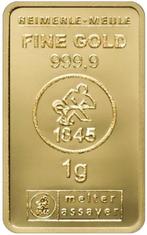 2 gram - Goud .999 - Heimerle + Meule, Germany