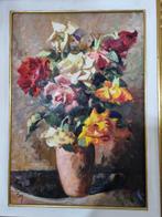 Corrado Michelozzi (1883-1965) - Vaso con rose, Antiek en Kunst