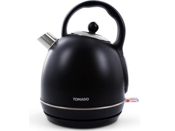 Veiling - Tomado - Retro waterkoker - Matzwart - 1,7 liter i, Witgoed en Apparatuur, Waterkokers