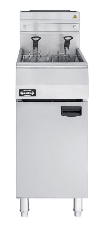 Combisteel Friteuse | Propaangas | 1x 21L | Op Kast | 400x80, Zakelijke goederen, Horeca | Keukenapparatuur, Nieuw in verpakking
