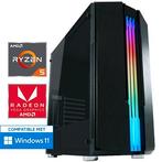 Ryzen 5 - RX Vega 7 - 16GB - 500GB  - WiFi - BT Game PC, Computers en Software, Desktop Pc's, Nieuw