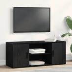 vidaXL TV Kast Zwart eiken 100 x 35 x 40 cm Bewerkt hout, Huis en Inrichting, Kasten | Televisiemeubels, Minder dan 50 cm, Verzenden