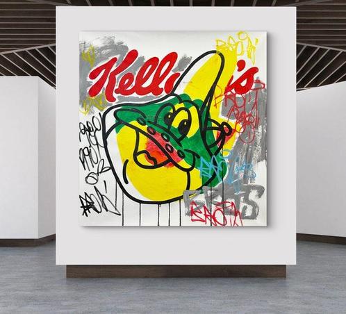Freda People (1988-1990) - Kelloggs, Antiek en Kunst, Kunst | Schilderijen | Modern
