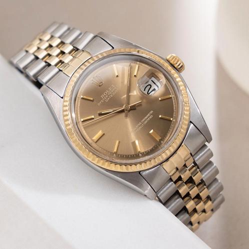 Rolex Datejust 36 1601 uit 1977, Sieraden, Tassen en Uiterlijk, Horloges | Antiek, Polshorloge, Verzenden