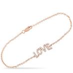 Armband - 14 karaat 14K roségouden 0,30 ct diamanten, Nieuw