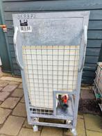 Vloeistof opslag, IBC 300 liter, 300 liter vat, GESPOELD, Zo goed als nieuw