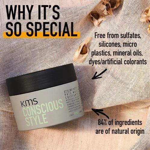 KMS ConsciousStyle Styling Putty (Klei), Sieraden, Tassen en Uiterlijk, Uiterlijk | Haarverzorging, Nieuw, Verzenden