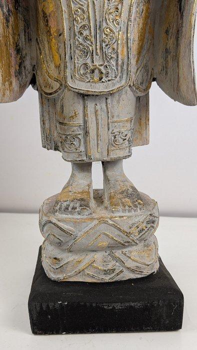 Groot standbeeld staande Boeddha 81 cm - Beeld - Thailand, Antiek en Kunst, Kunst | Niet-Westerse kunst