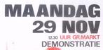 Poster over demonstratie van Groningse studenten (Posters), Verzenden, Nieuw, Overige onderwerpen, Met lijst