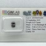 Zonder Minimumprijs - 1 pcs Diamant (Natuurlijk gekleurd) -, Nieuw