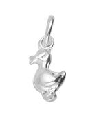 Zilveren Eend klein kettinghanger, Sieraden, Tassen en Uiterlijk, Verzenden, Nieuw