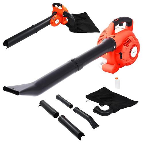vidaXL Bladblazer 3-in-1 benzine 26 cc oranje, Tuin en Terras, Hand-tuingereedschap, Nieuw, Verzenden