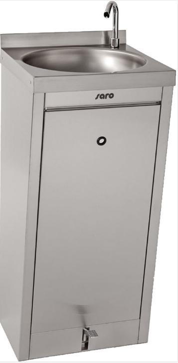 Handwasbak | Voetbediening | 400x400x(H)910mm Saro, Zakelijke goederen, Horeca | Meubilair en Inrichting, Verzenden