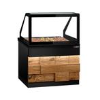 GGM Gastro | Warmhoudvitrine TORONTO - 1250mm - Houten |, Verzenden, Nieuw in verpakking