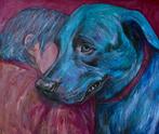 Roger Haus -  – Blue Dog - NO Reserve, Antiek en Kunst