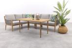 GI Sardinia lounge-dining set (5-delig) -  Aluminium Teak, Verzenden, Nieuw, Overige materialen, Loungeset