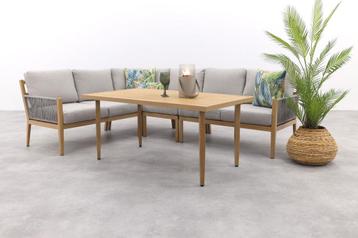 GI Sardinia lounge-dining set (5-delig) -  Aluminium Teak beschikbaar voor biedingen
