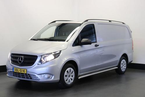 Zakelijke Lease |  Mercedes-Benz Vito 114 CDI Lang EURO 6, Auto's, Mercedes-Benz, Dealer onderhouden, Lease, Zwart, Handgeschakeld