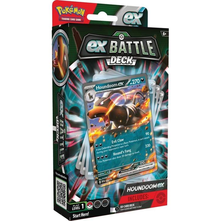Pokémon Februari ex Battle Deck Melmetal ex / Houndoom ex, Hobby en Vrije tijd, Verzamelkaartspellen | Pokémon, Nieuw, Verzenden