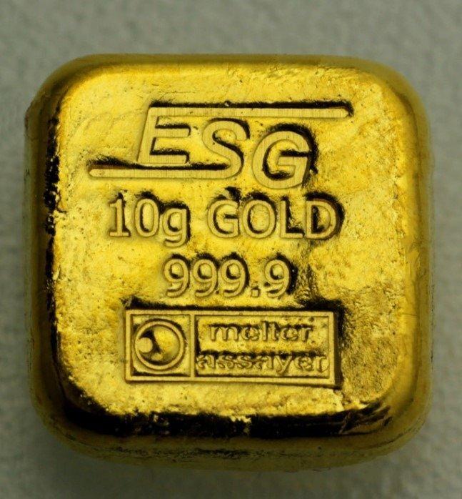 10 gram - Goud - ESG, Postzegels en Munten, Edelmetalen en Baren