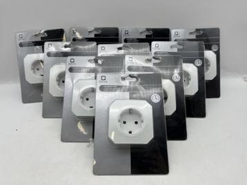Veiling - 10x Q-link stopcontact met schakelklok en terugloo beschikbaar voor biedingen