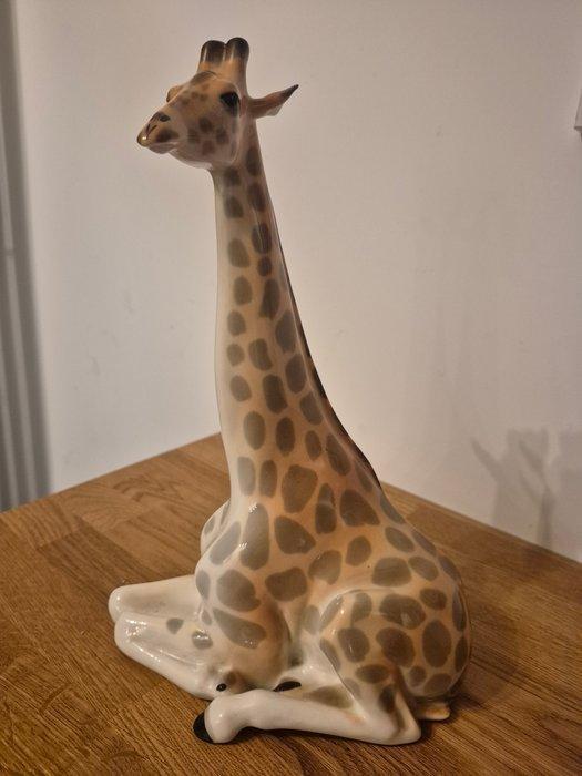 Lomonosov - Beeldje, Giraf - 30 cm - Porselein, Antiek en Kunst, Antiek | Glas en Kristal