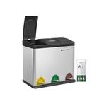 Songmics Prullenbak 24L - RVS, Huis en Inrichting, Verzenden, Nieuw