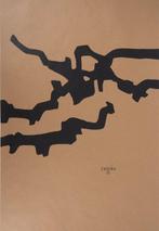 Eduardo Chillida (1924-2002) - Abstraction noire