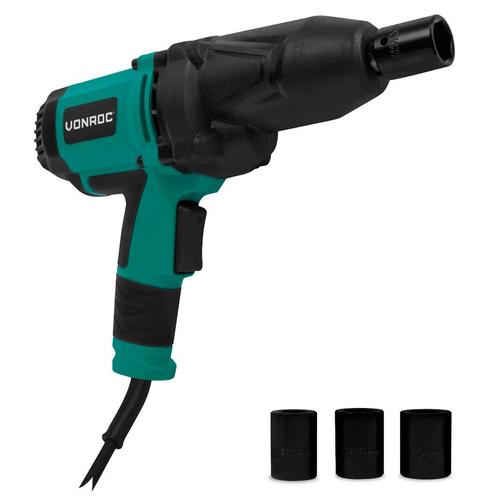 Slagmoersleutel 950W - 600Nm| Incl. 4 moerdoppen, Doe-het-zelf en Verbouw, Gereedschap | Handgereedschap, Nieuw, Verzenden