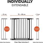 Hauck Clear Step Autoclose 2 Traphekje - 75 t/m 80 cm -, Kinderen en Baby's, Traphekjes, Ophalen of Verzenden, Zo goed als nieuw