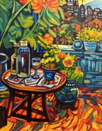 Iris Maria (XXI) - Flores en habitación